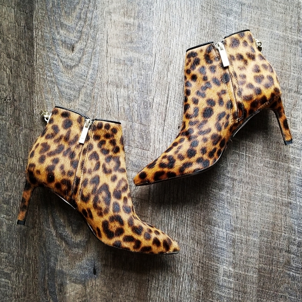 TED BAKER LOKETEL LEOPARD BOOTIES 3 - Picture 3 of 7